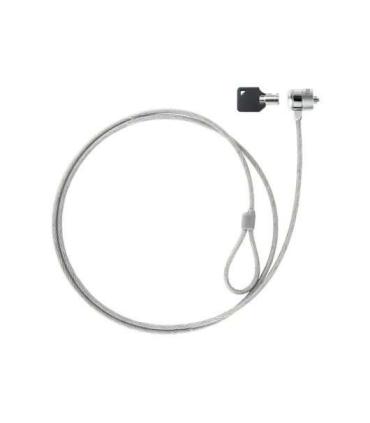 Tooq Cable de Seguridad Universal con Llave para Portatiles - Acero 4.5mm - Longitud 1.50m