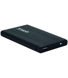 Tooq Carcasa Externa HDD/SDD 2.5" hasta 9,5mm SATA USB 2.0 - Color Negro