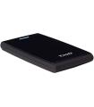 Tooq Carcasa Externa HDD/SDD 2.5" hasta 12,5mm SATA USB 3.0 - Sin Tornillos - Color Negro
