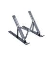 Tooq Soporte Elevador Aluminio Plegable Portatiles - Color Gris