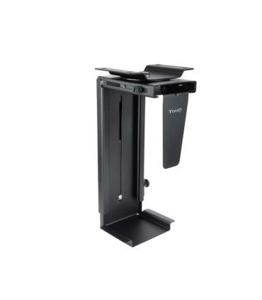 Tooq Soporte de Escritorio/Pared para CPU - Peso Max 10kg - Angulo de Giro 180º - Color Negro