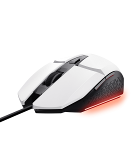 Trust Raton Gaming Iluminado Felox - Velocidad Ajustable 200-6400 PPP - 3 Configuraciones LED Multicolor - 6 Botones Programable