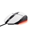 Trust Raton Gaming Iluminado Felox - Velocidad Ajustable 200-6400 PPP - 3 Configuraciones LED Multicolor - 6 Botones Programable