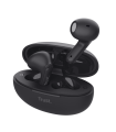 Trust Auriculares Inalambricos Yavi - Inalambricos, Bluetooth - ENC - Color Negro