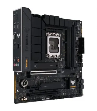 Asus TUF GAMING B670M-PLUS D4 Placa Base Intel PCIe 4.0, DDR4, M.2, 4x Sata III, Ethernet de 2.5Gb, HDMI, USB 2.0, 3.2
