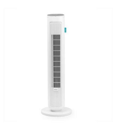 Orbegozo TWM 0955 Ventilador de Torre - Potencia de 45W y 3 Velocidades - Altura de 79cm - 3 Modos de Ventilacion - Temporizador