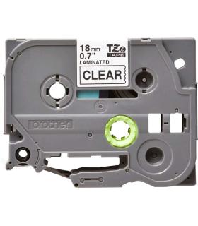 Brother TZe141 Cinta Laminada Original de Etiquetas - Texto negro sobre fondo transparente - Ancho 18mm x 8 metros