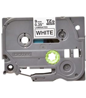 Brother TZe221 Cinta Laminada Original de Etiquetas - Texto negro sobre fondo blanco - Ancho 9mm x 8 metros