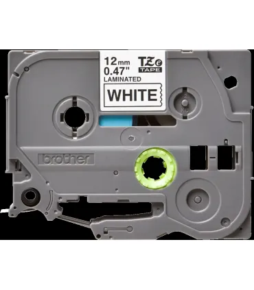 Brother TZe231 Cinta Laminada Original de Etiquetas - Texto negro sobre fondo blanco - Ancho 12mm x 8 metros