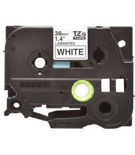 Brother TZe261 Cinta Laminada Original de Etiquetas - Texto negro sobre fondo blanco - Ancho 36mm x 8 metros