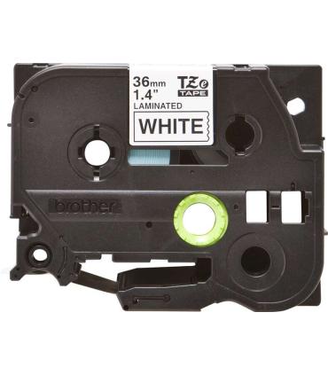 Brother TZe261 Cinta Laminada Original de Etiquetas - Texto negro sobre fondo blanco - Ancho 36mm x 8 metros