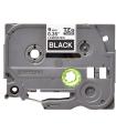 Brother TZe325 Cinta Laminada Original de Etiquetas - Texto blanco sobre fondo negro - Ancho 9mm x 8 metros