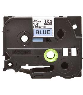 Brother TZe561 Cinta Laminada Original de Etiquetas - Texto negro sobre fondo azul - Ancho 36mm x 8 metros