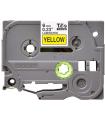 Brother TZe611 Cinta Laminada Original de Etiquetas - Texto negro sobre fondo amarillo - Ancho 6mm x 8 metros