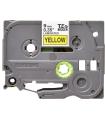 Brother TZe621 Cinta Laminada Original de Etiquetas - Texto negro sobre fondo amarillo - Ancho 9mm x 8 metros