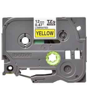 Brother TZe631 Cinta Laminada Original de Etiquetas - Texto negro sobre fondo amarillo - Ancho 12mm x 8 metros