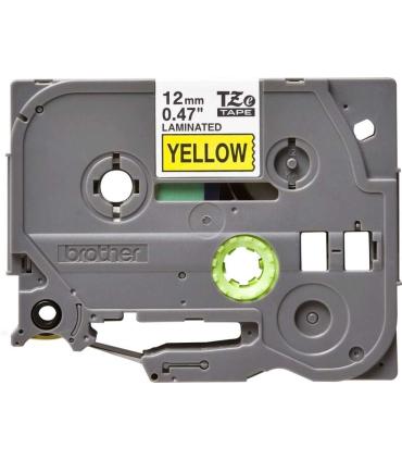 Brother TZe631 Cinta Laminada Original de Etiquetas - Texto negro sobre fondo amarillo - Ancho 12mm x 8 metros