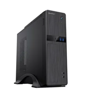 Unykach UK52112 Caja Torre MicroATX + Fuente de Alimentacion SFX 450W - Tamaño Disco Soportado 3.5", 2.5" - USB-A 3.2, USB-C..