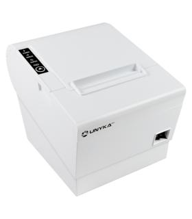 Unykach POS5 White Impresora Termica de Recibos - Velocidad 230mm/s - USB, RJ-45, RJ-12 y RJ11