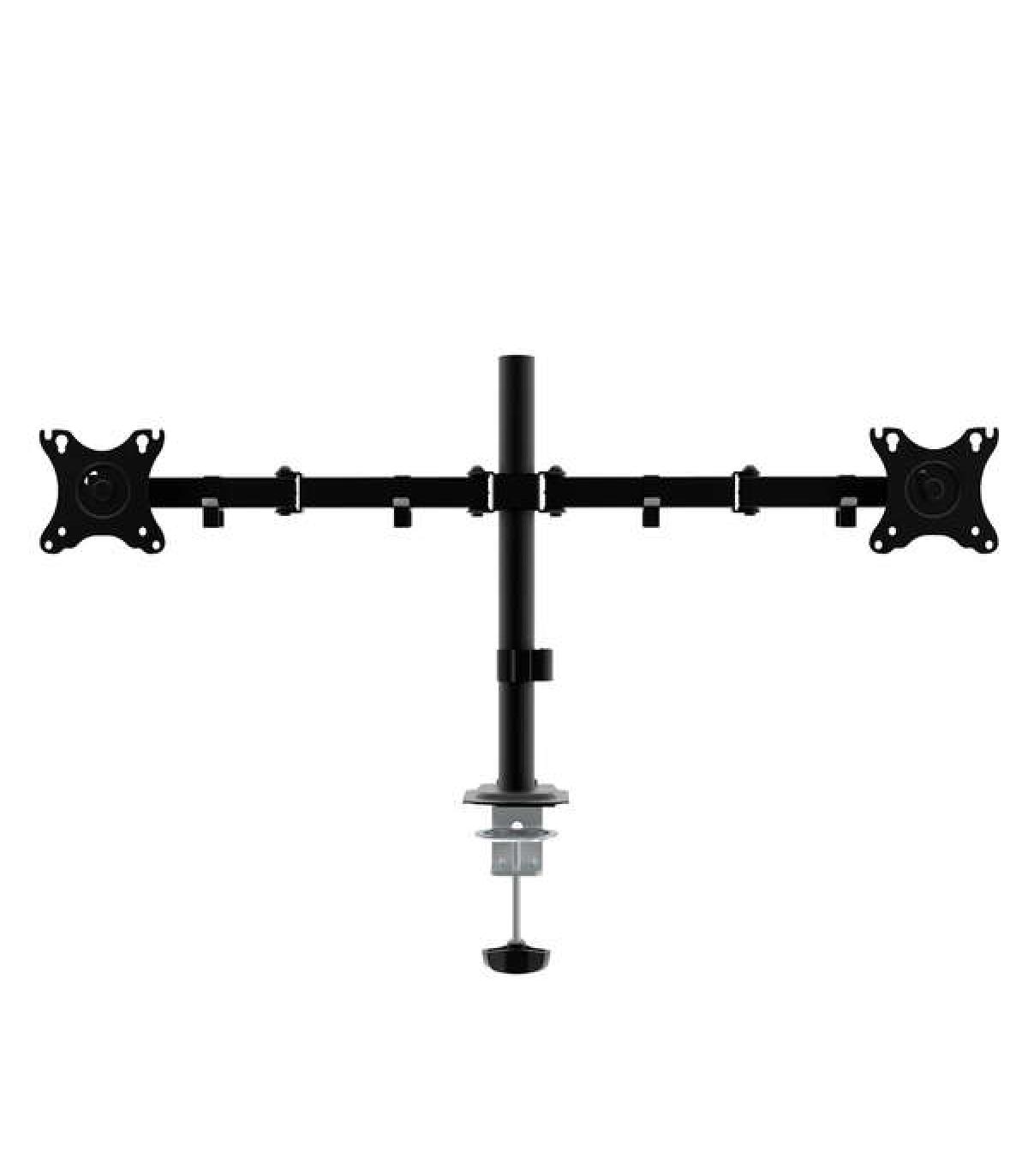 Unykach UK1422 Soporte de Mesa con Brazo Articulado para 2 Monitores de 10"-32" - Giratorio, Inclinable y Extensible - Gestion..