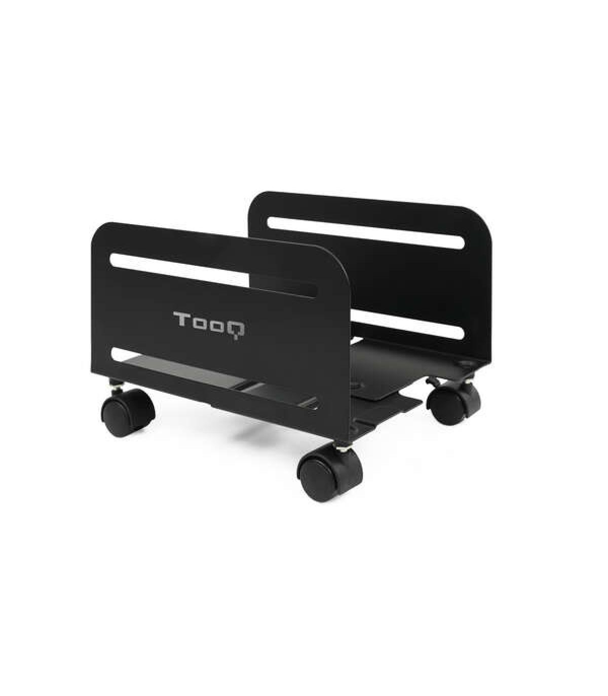 Tooq Soporte de Suelo con Ruedas para CPU de 119-209mm de Ancho - Peso Max 10kg - Color Negro