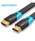 Vention Cable Plano HDMI 2.0 Macho a Macho - 1m - Color Negro