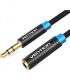 Vention Cable alargador Estereo Jack 3.5 Macho a Jack 3.5 Hembra - 3m - Color Negro