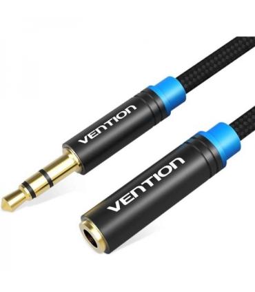 Vention Cable alargador Estereo Jack 3.5 Macho a Jack 3.5 Hembra - 3m - Color Negro