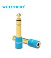 Vention Adaptador Jack 6.5 Macho a Jack 3.5 Hembra - Color Azul