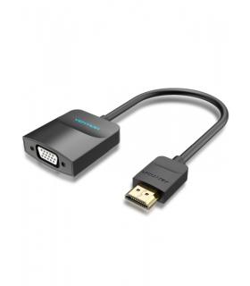 Vention Conversor HDMI Macho a VGA Hembra - 0.15m - Color Negro