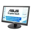 Asus VT168HR Monitor Tactil 15.6" LED WXGA 60Hz - Capacidad Tactil 10 Puntos - Respuesta 5ms - 16:9 - USB, HDMI, VGA - VESA 75x7
