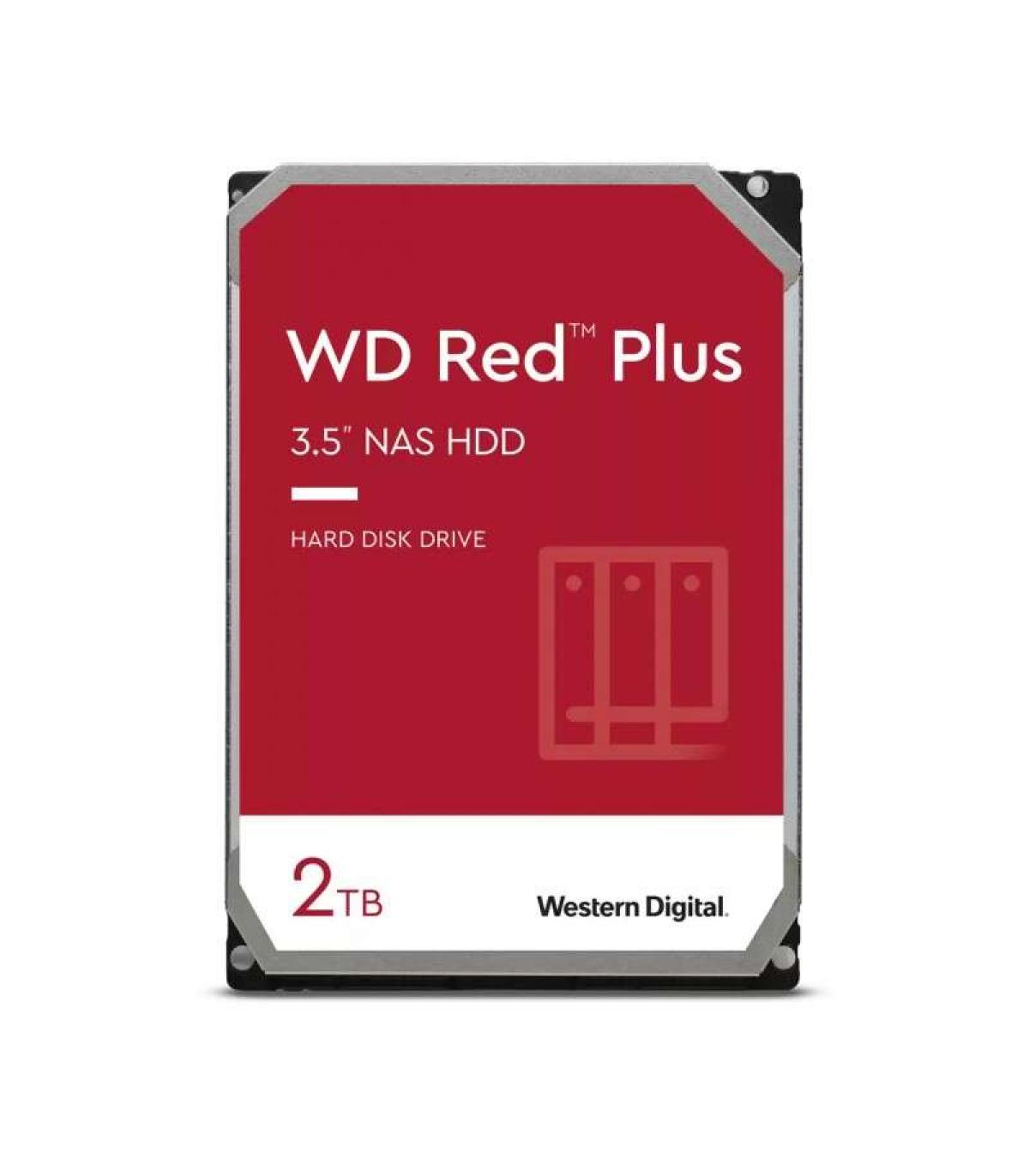WD Red Plus Disco Duro Interno 3.5" 2TB NAS SATA3