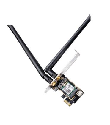 Cudy WE3000 Adaptador de Red PCI-e AX5400 WiFi 6E Tri-Banda - Bluetooth 5.2 - 2 Antenas Externas