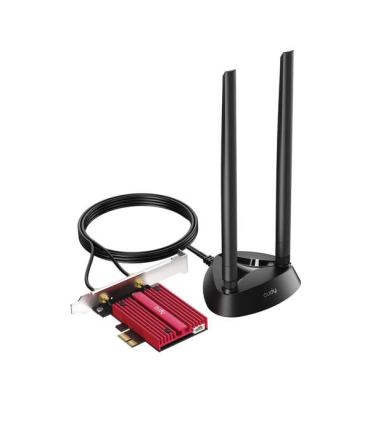 Cudy WE4000 Adaptador de Red PCI-e AX5400 WiFi 6 Tri-Banda - Bluetooth 5.2 - 2 Antenas Externas