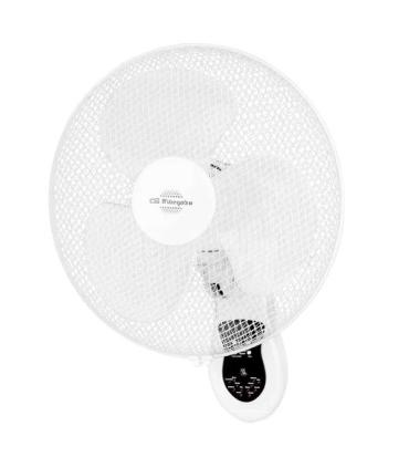 Orbegozo WF 0242 Ventilador de Pared Practico y Seguro - Aspas de 40cm - 3 Velocidades - Cabezal Oscilante - Temporizador 7.5h..