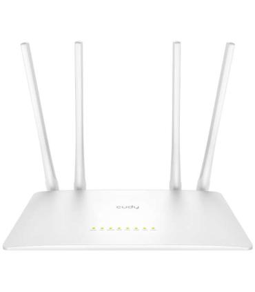 Cudy WR1200 Smart Router WiFi AC1200 Doble Banda - 1x Puerto Wan 100/10 Mbps y 4x Puertos Lan 100/10 Mbps - 4 Antenas Externas