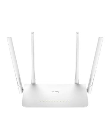 Cudy WR1300 Smart Router WiFi AC1200 Doble Banda - 1x Puerto Wan 1000/100/10 Mbps y 4x Puertos Lan 1000/100/10 Mbps - 4 Antenas.