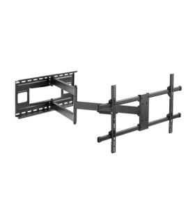 Aisens Soporte PRO Giratorio - Inclinable y Nivelable para Monitor/TV 50kg de 43-80 - Color Negro
