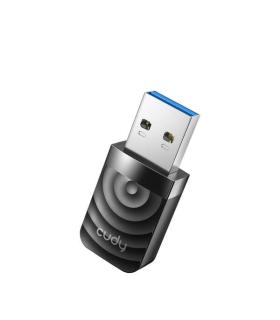 Cudy WU1300S Adaptador Wi-Fi USB 3.0 AC1300 Doble Banda - Hasta 867Mbps en 5GHz
