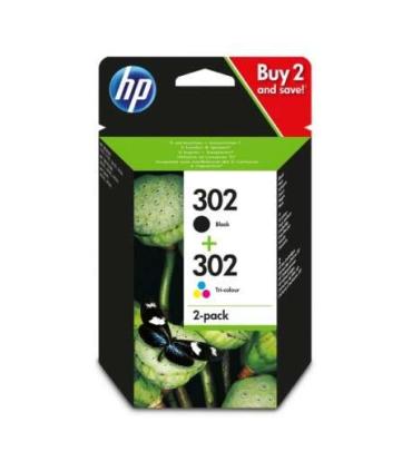 HP 302 Negro + Color Pack de 2 Cartuchos de Tinta Originales - X4D37AE