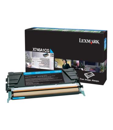 Lexmark X746/X748 Cyan Cartucho de Toner Original - X746A1CG