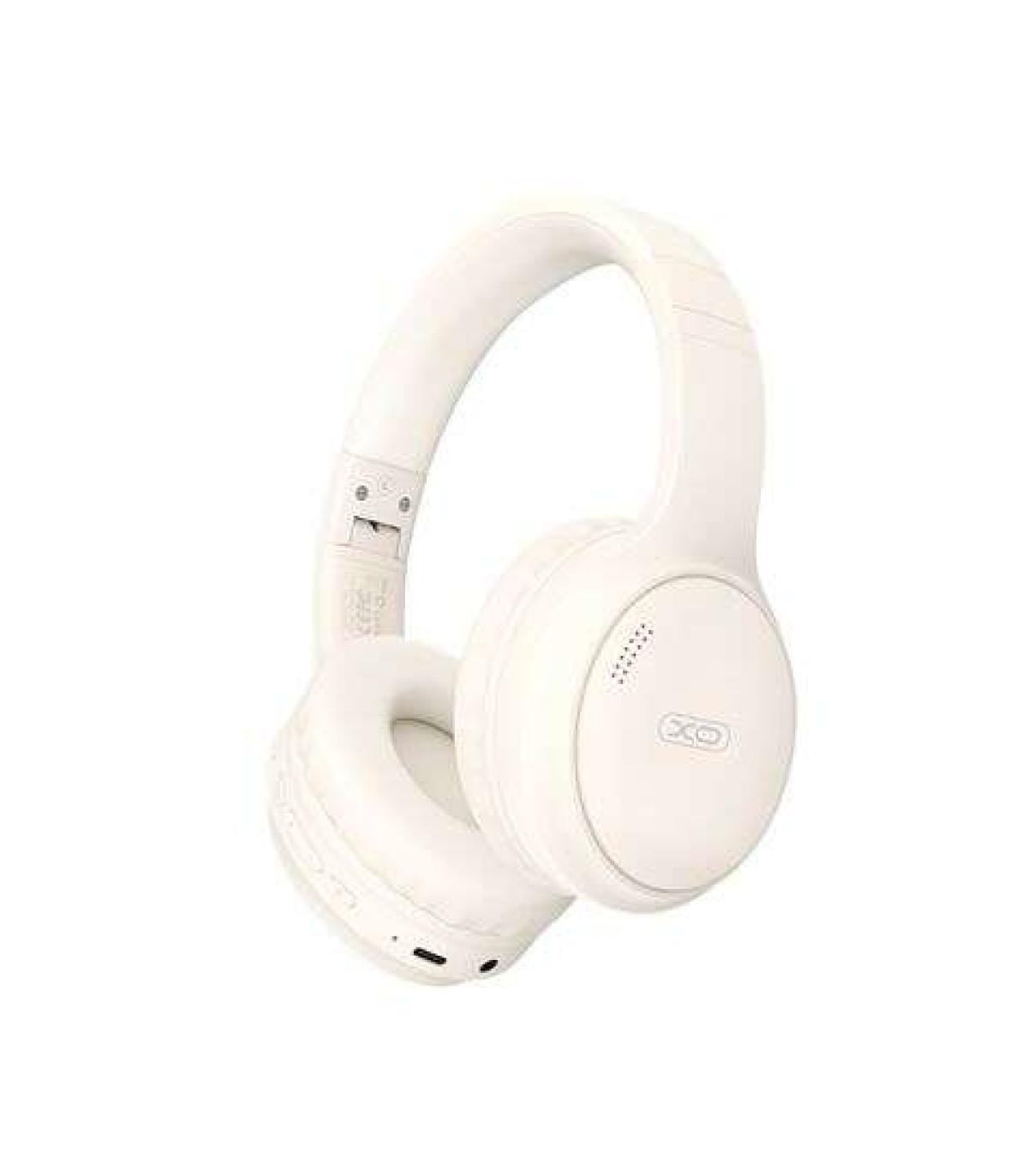 XO Auriculares Bluetooth 5.3 ANC - Altavoz 40mm - Bateria 1000Mah - hasta 115 Horas de Musica - Reduccion de Ruido - Color Blanc