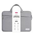 XO Maletin para Portatil - hasta 13" - Resistente a Salpicaduras, Desgaste y Arañazos - Diseño Moderno - Color Gris