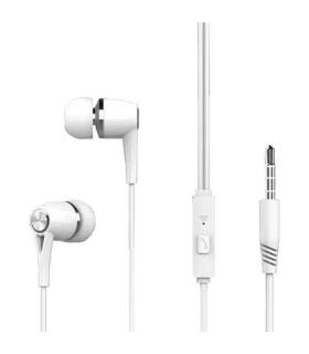 XO EP21 Auriculares Intrauditivos con Microfono - Controles en Cable - Conexion Jack 3.5mm - Cable de 1.20m