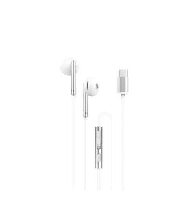 XO EP29 Auriculares Tipo C - Fuertes Graves - Cable 1.2m - Color Blanco