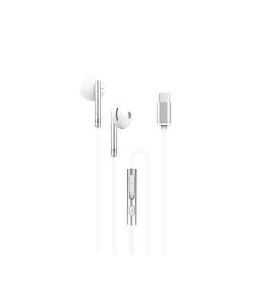 XO EP29 Auriculares Tipo C - Fuertes Graves - Cable 1.2m - Color Blanco