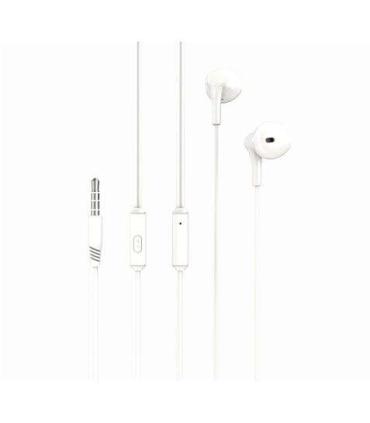 XO EP39 Music Auricular con Microfono - Cable 1.2m - Boton de Control - Color Blanco