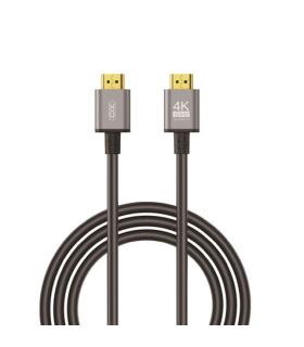 XO Cable HDMI - Resolucion 4K - Alta Velocidad - Conectores Chapados en Oro - Compatible con Multiples Dispositivos - Color Negr