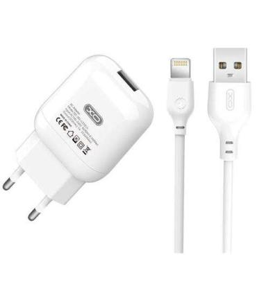 XO L37 Pack Cargador de Corriente USB + Cable USB a Lightning