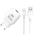 XO L37 Pack Cargador de Corriente USB + Cable USB a MicroUSB
